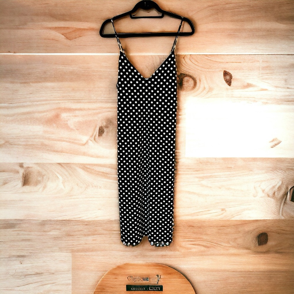 Zara Polka Dot Slip Dress- Size Medium